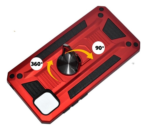 Funda Anillo Magnetica Case Uso Rudo Modelos Huawei