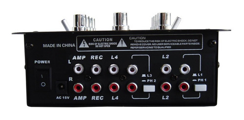 Imagen 5 de 5 de Combo Dj 400 Watts Potencia +mixer+ 2 Bafles 10