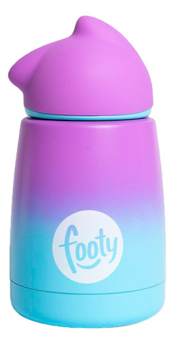 Botella Footy Lifestyle Niña Termica 330ml Violeta-cte Blw Color Violeta-celeste