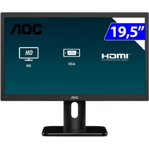 Monitor Aoc Led 20e1h 19.5 Hdmi Vga Vesa - 20e1h