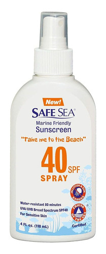 Protector Solar Safe Sea Spf40 - Spray Protector De Medusas