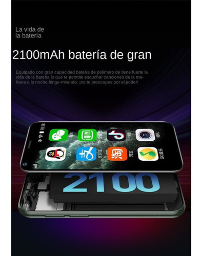 Mini Teléfono Inteligente 1+8g Android Color Verde