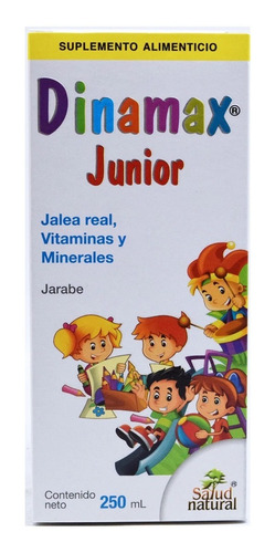 Dinamax Junior Jarabe Con Jalea, Vitamina Y Minerales