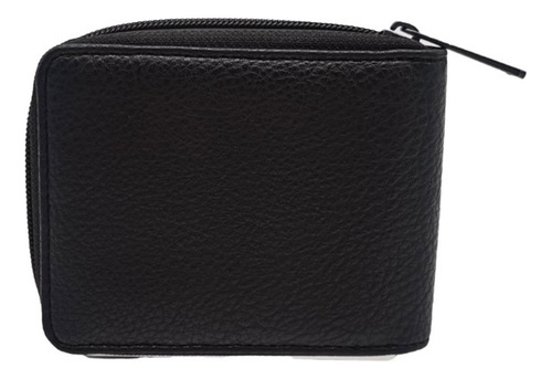 Billetera Everlast Con Cierre - Para Tarjeteros Y Billetes Eve 27807.1 Negro Liso