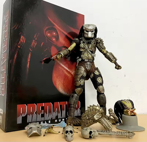 Boneco Articulado Predador - Caçador Da Selva - Neca - 20cm
