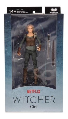 Ciri Witcher Netflix Temporada 2  Mcfarlane Toys 7 Pulgadas