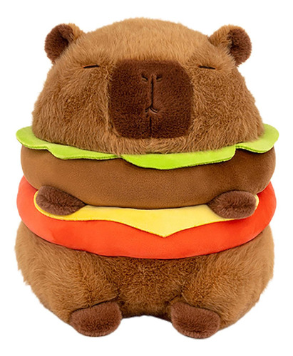 Carpincho De Peluche De Hamburguesa, Juguete 20 Centímetros