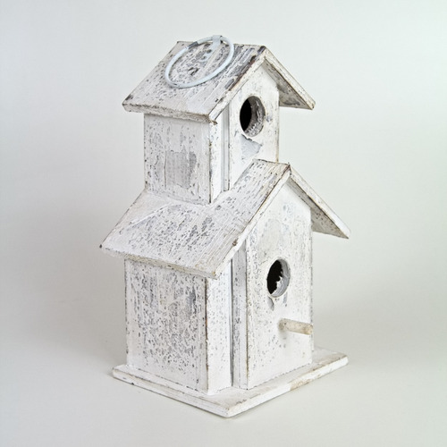 Casinha Para Passarinho Madeira Rústica 31x20x17cm Jardim
