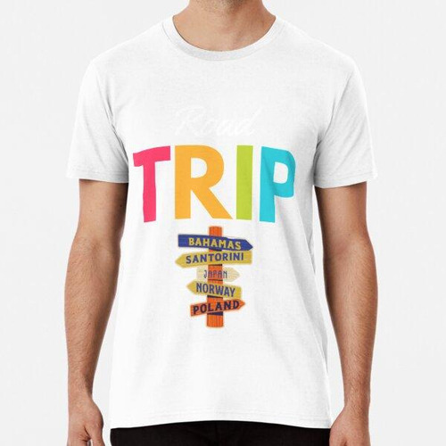 Remera Vintage Road Trip - Vintage Travel Europa Direcciones