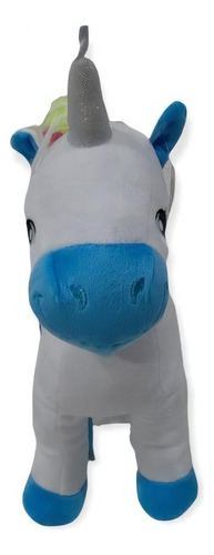 Unicornio Azul Mod 1 De 30 Cms