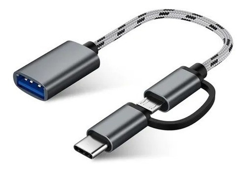 Cable Convertidor Tipo C Y Micro Usb A Usb 3.0 Otg Celulares