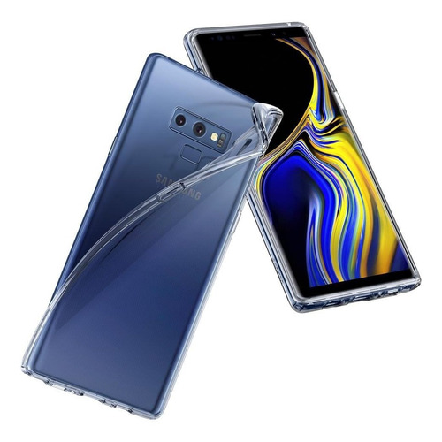 Imagen 2 de 10 de Funda Spigen Liquid Cristal Para Samsung Note 9 Clear