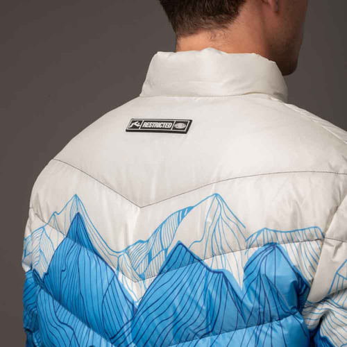 Campera De Abrigo Rusty Positan Blanca Hombre