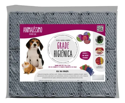 Placa Sanitário Banheiro Pet Grades De Fixação Expansivel