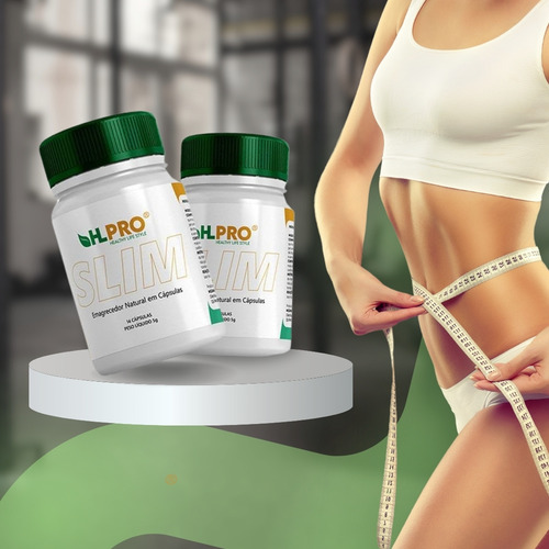 4 Frascos Slim - Hl Pro - Seu Aliado Ideal Na Gestão Do Peso Sem Sabor
