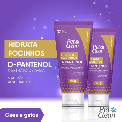 Hidratante De Focinho Hidrata Focinhos Cães Pet Clean 60g