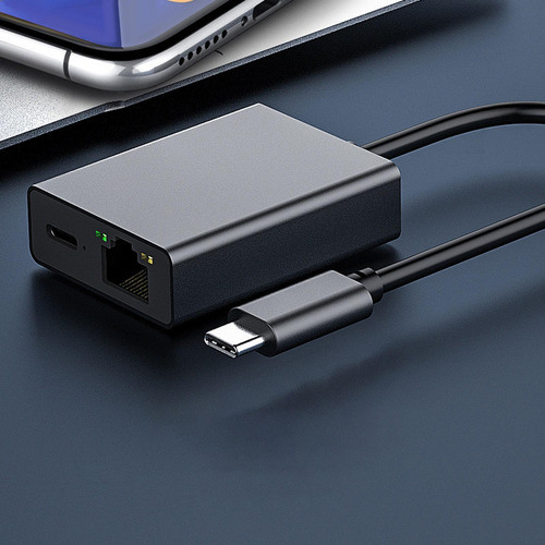 Adaptador Usb C A Ethernet Caja De Aleación De Aluminio