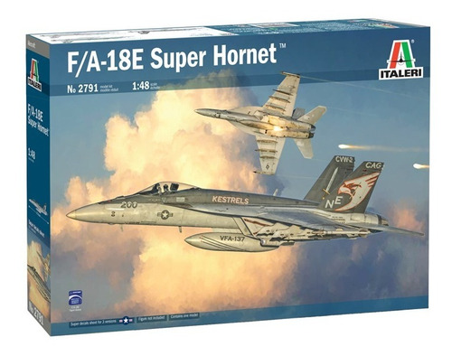 F/a-18 E Super Hornet By Italeri # 2791  1/48