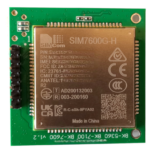Modulo Sim 4g Lte Gps Red Inalambrica Celular Arduino Diy
