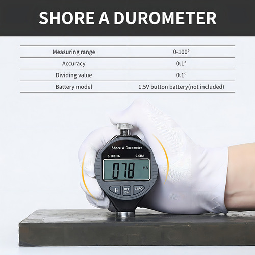 Durómetro Shore A, 0-100hd Shore A Durómetro Profesional Digital Con Estuche, Durómetro De Neumáticos Para Caucho Cuero Plástico
