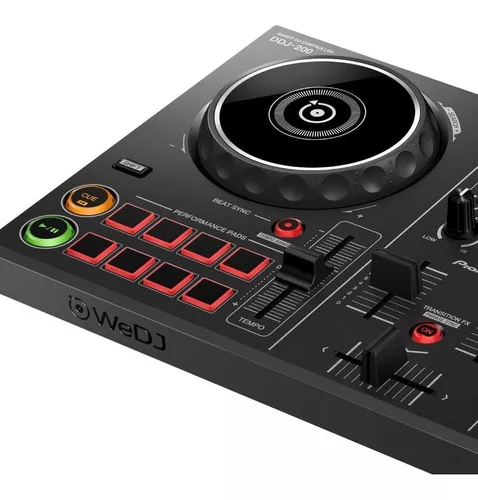 Controlador de DJ 2 Canales c/USB Blu PIONEER DDJ-200 - GRUPO CENTERLOM