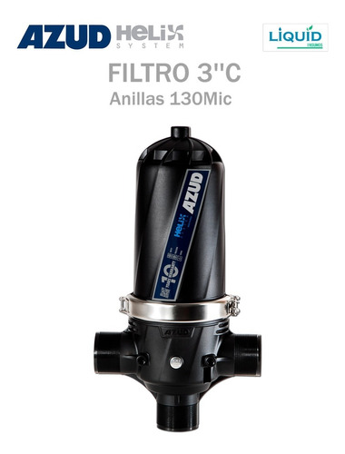 Filtro Anillas Riego Azud Helix System 3'' 130mic - Compact