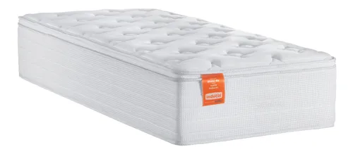 Colchão Solteiro Molas Ensacadas Real Pillow 88x27cm Branco