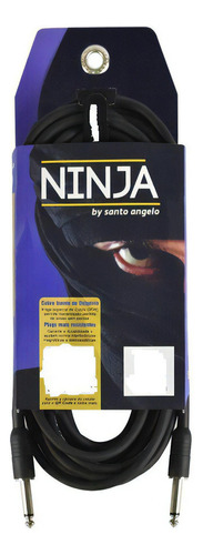 Cabo Santo Ângelo Ninja P10 X P10 L Para Guitarra - 3,05m