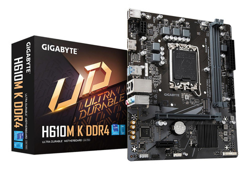 Tarjeta Madre Gigabyte H610m K Ddr4 Intel H610 Socket 1700