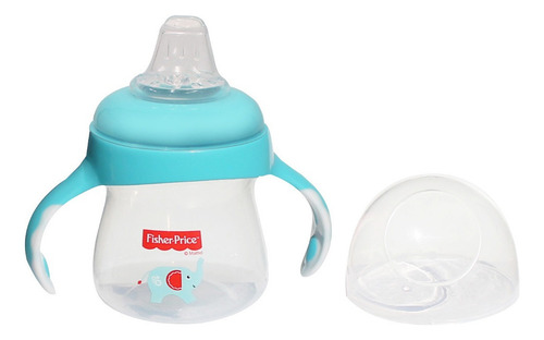 Taza Entrenadora Con Pipeta Suave Azul Fisher Price Color Azul claro