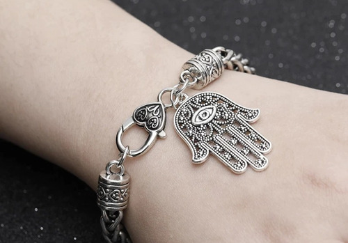 Pulsera Mano De Fatima 24.7 Cms