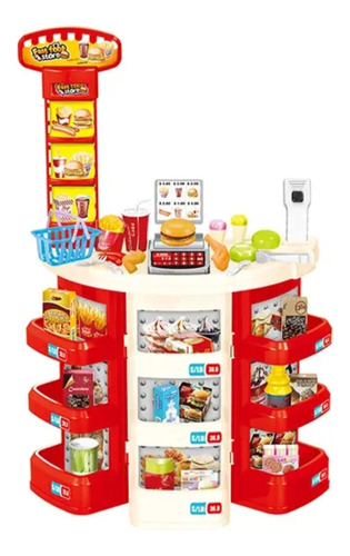 Set Juguete Juego De Rol Restaurant Alimentos - Niños