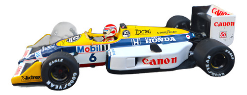 Williams Fw11b-nelson Piquet 1987-nuevo #6-minic-1/43
