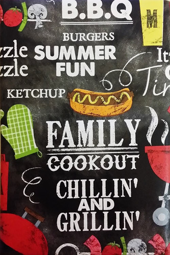 Summer Fun Chillin And Grillin Cookout - Mantel De Vinilo Co