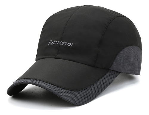 Croogo Gorra De Béisbol Negra Protector Solar Exterior Tenis