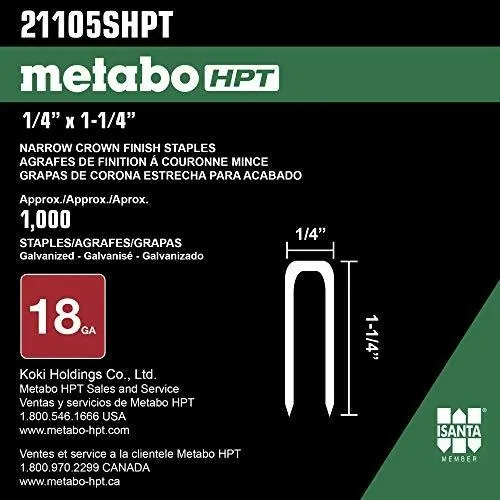 Grampas De 3.2 X 0.65cm X 1000u. Metabo