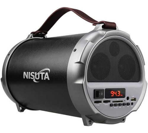 Minicomponente Portatil Bluetooth Subwoofer Bateria