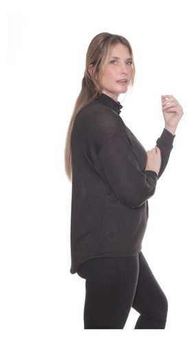 Imagen 5 de 8 de Sweater Dama Talles Grandes De Lanilla Con Cuello - Mujer