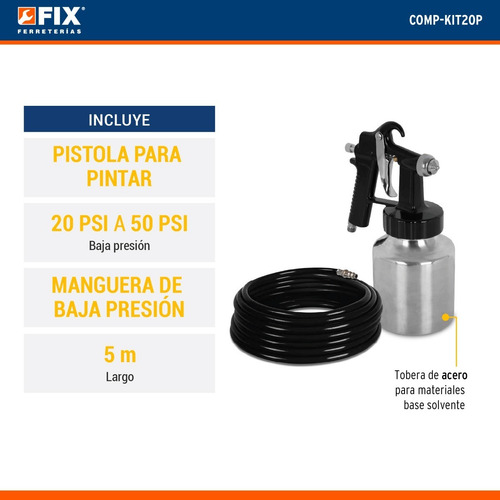 Compresor de aire eléctrico portátil Pretul COMP-KIT20P monofásico 20L 1100W 127V 60Hz amarillo