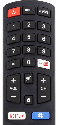 Controle remoto compatível com Speler RC311s Netflix Youtube