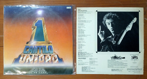 Miguel Cantilo Unidad 1983 Disco Lp Vinilo