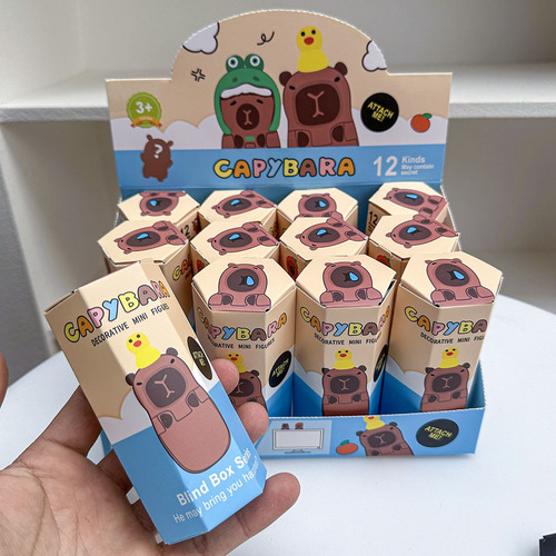 1 Caja Capybara Sonny Angels Sorpresa Para Celular 12 Unid