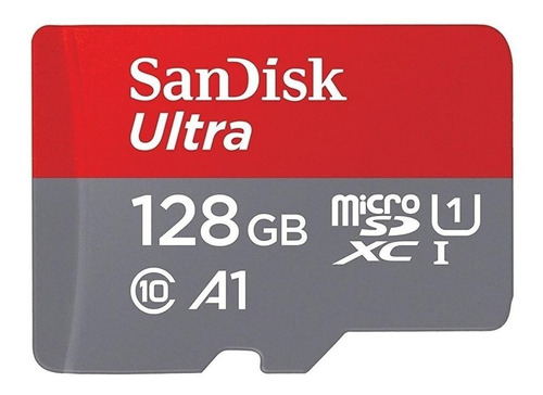 Imagem 1 de 3 de Cartão de memória SanDisk SDSQUAR-128G-GN6MN  Ultra com adaptador SD 128GB