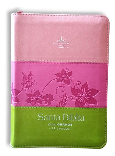 Biblia Rvr1960 Juvenil 11 Puntos Dama C/c E Indice 3 Tonos