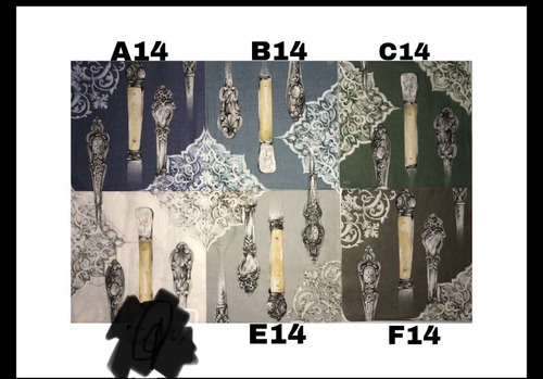 Servilletas Decoupage Set X 10 Importadas