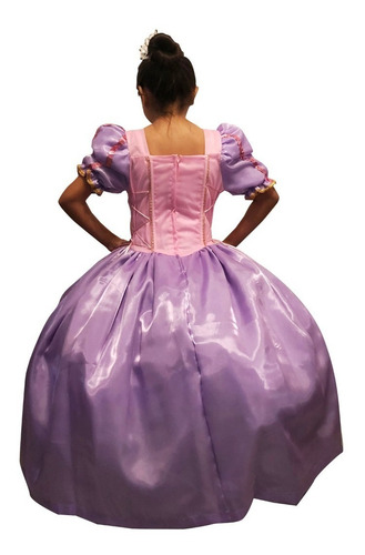 Vestido Rapunzel Princesa Talla 3 A La 8