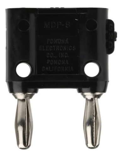 Conector Banana Doble Con Barra De Cortocircuito, Apilable