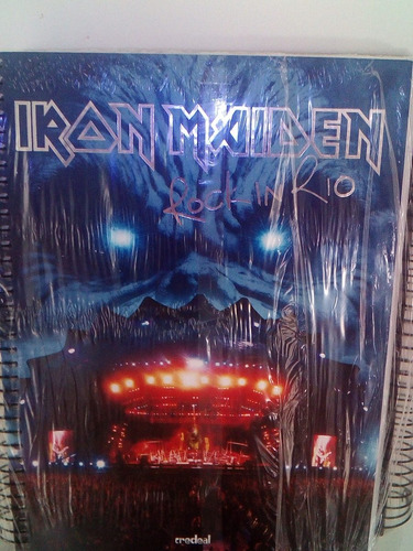 Caderno Universitario Iron Maiden Rock In Rio*/ 10 M 200f