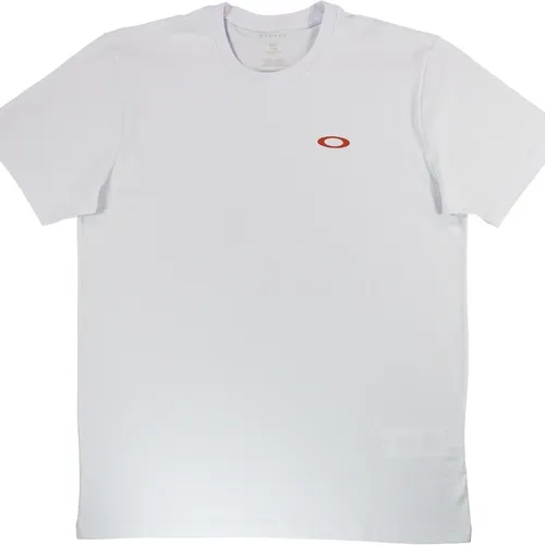 Camiseta Oakley Logo Graphic Masculina Branco Branco