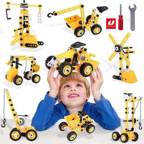 Stem Toys - Juguetes De Construcción Para Niños, 8 En 1, Jue